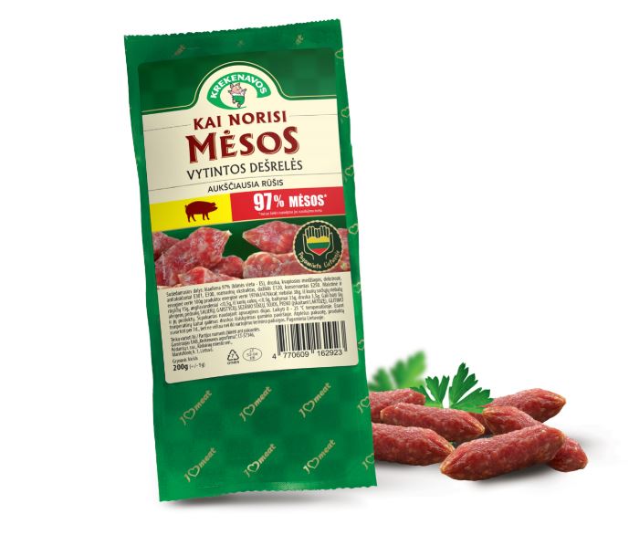 Dried sausages KAI NORISI MĖSOS, 200 g
