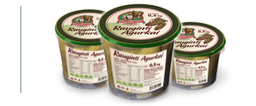 Pickled cucumbers, 600g