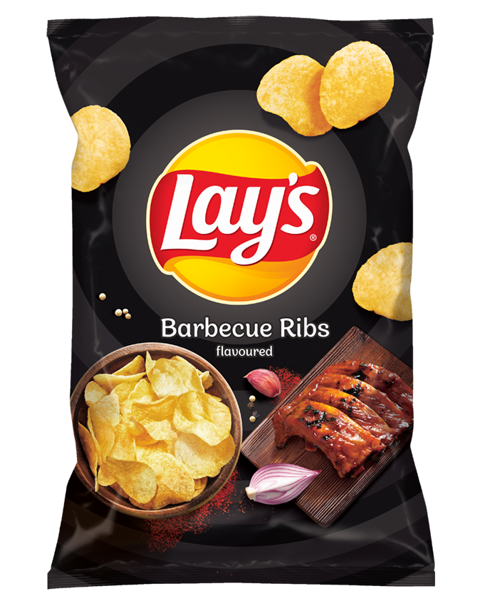 Potato chips LAY"S, BBQ Ribs, 130 g