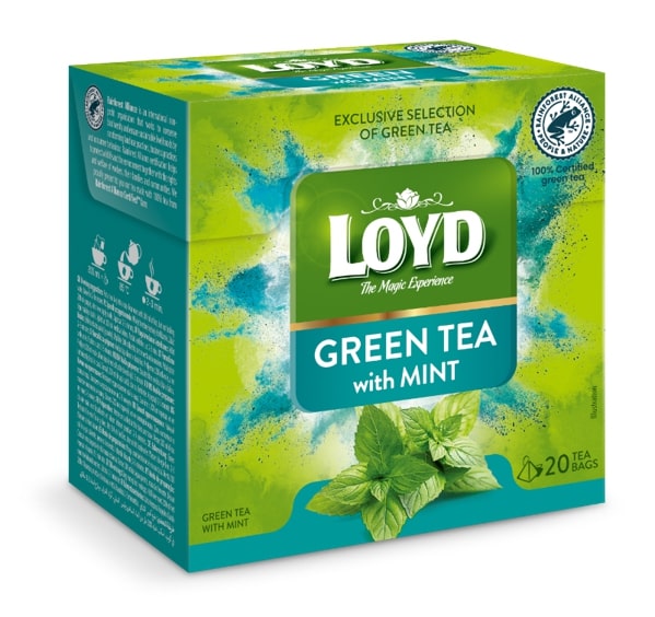 Green tea LOYD with Spearmint 20x1,5g