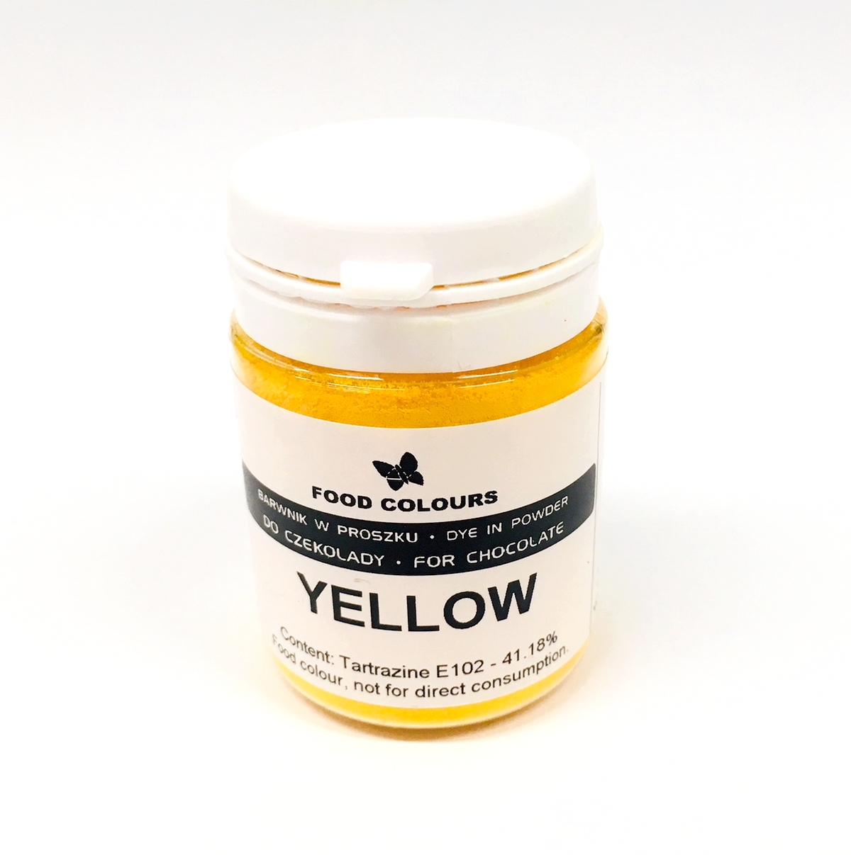 Food colour for chocolate and fat mousses, yellow, 20 g