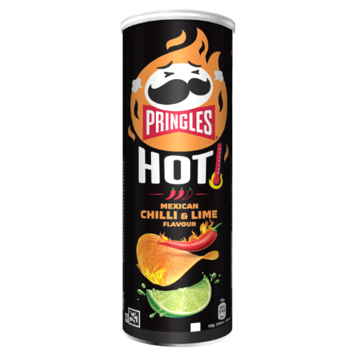 Snack PRINGLES Hot Mexican Chilli and Lime, 160 g