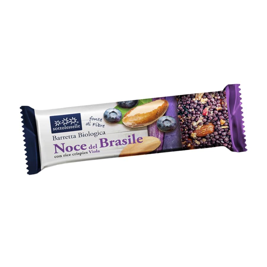 Nut and Blueberry Bar NOCE DEL BRASILE, organic