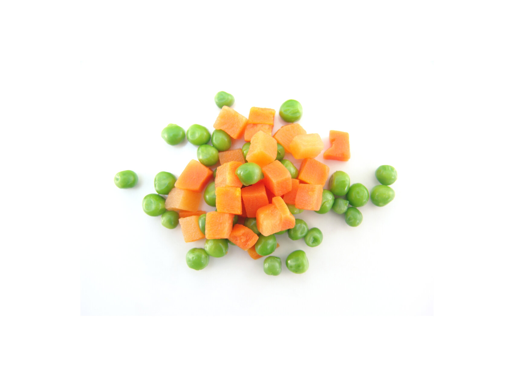 Frozen carrots and peas, 2,5 kg