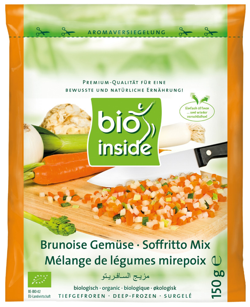 SOFFRITTO MIX vegetable blend, frozen, organic