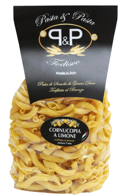 Pasta with lemon juice CORNUCOPIA