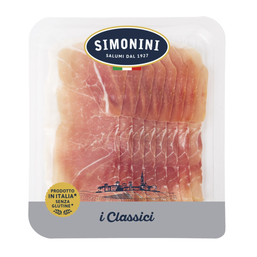 Aged pork ham PROSCIUTTO STAGIONATO, sliced