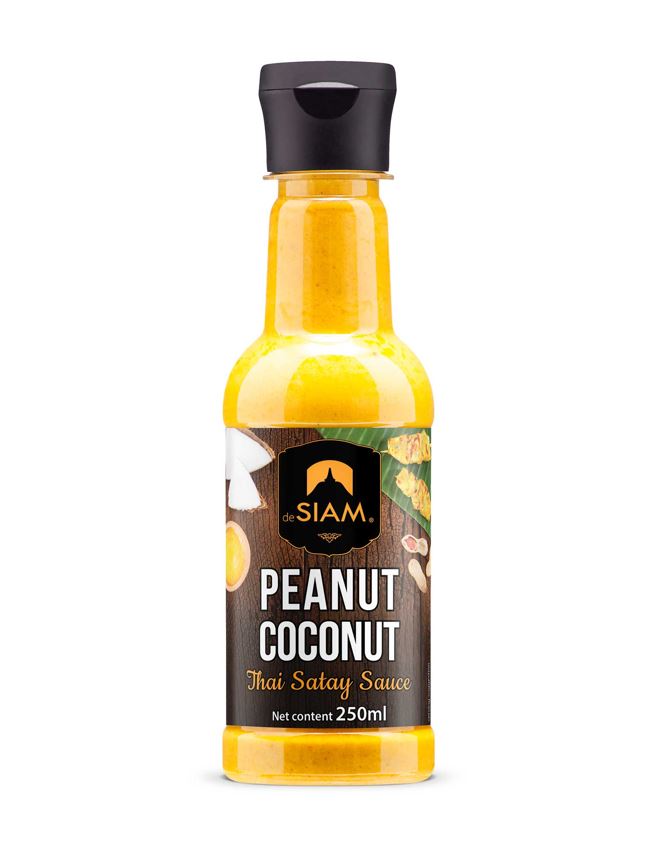 Žemės riešutų ir kokosų padažas DESIAM, 250ml