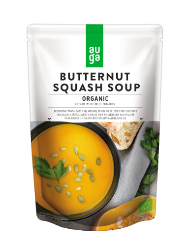 AUGA ECO butter. pumpkin soup 400g, LT-EKO-001