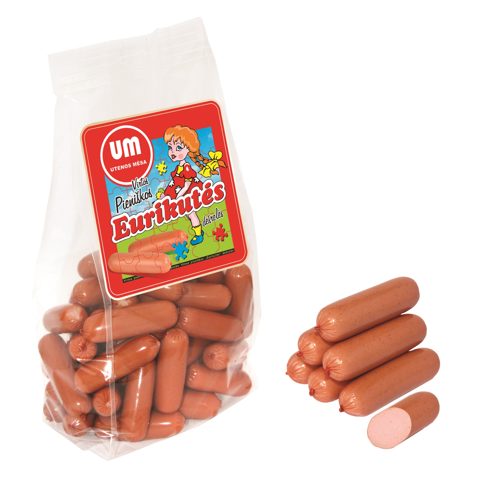 Boiled sausages EURIKUTĖS, extra class, 700 g