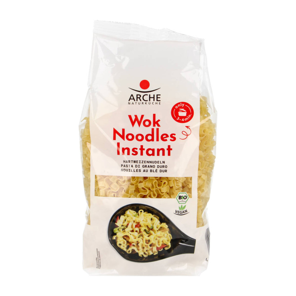 Greitai paruošiami makaronai WOK NOODLES, ekologiški