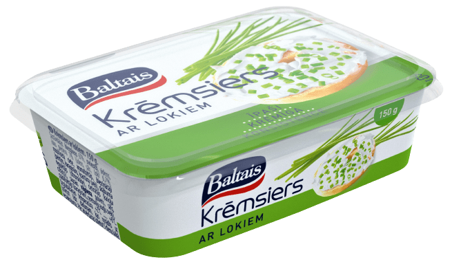 Tepamas varškės sūris su laiškiniu svogūnu