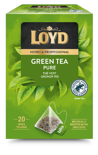 Green tea LOYD horeca pure, piramyd, 20 x 2g