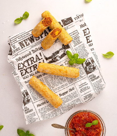 Frozen tortilla rolls TAQUITOS with spicy beef,80g