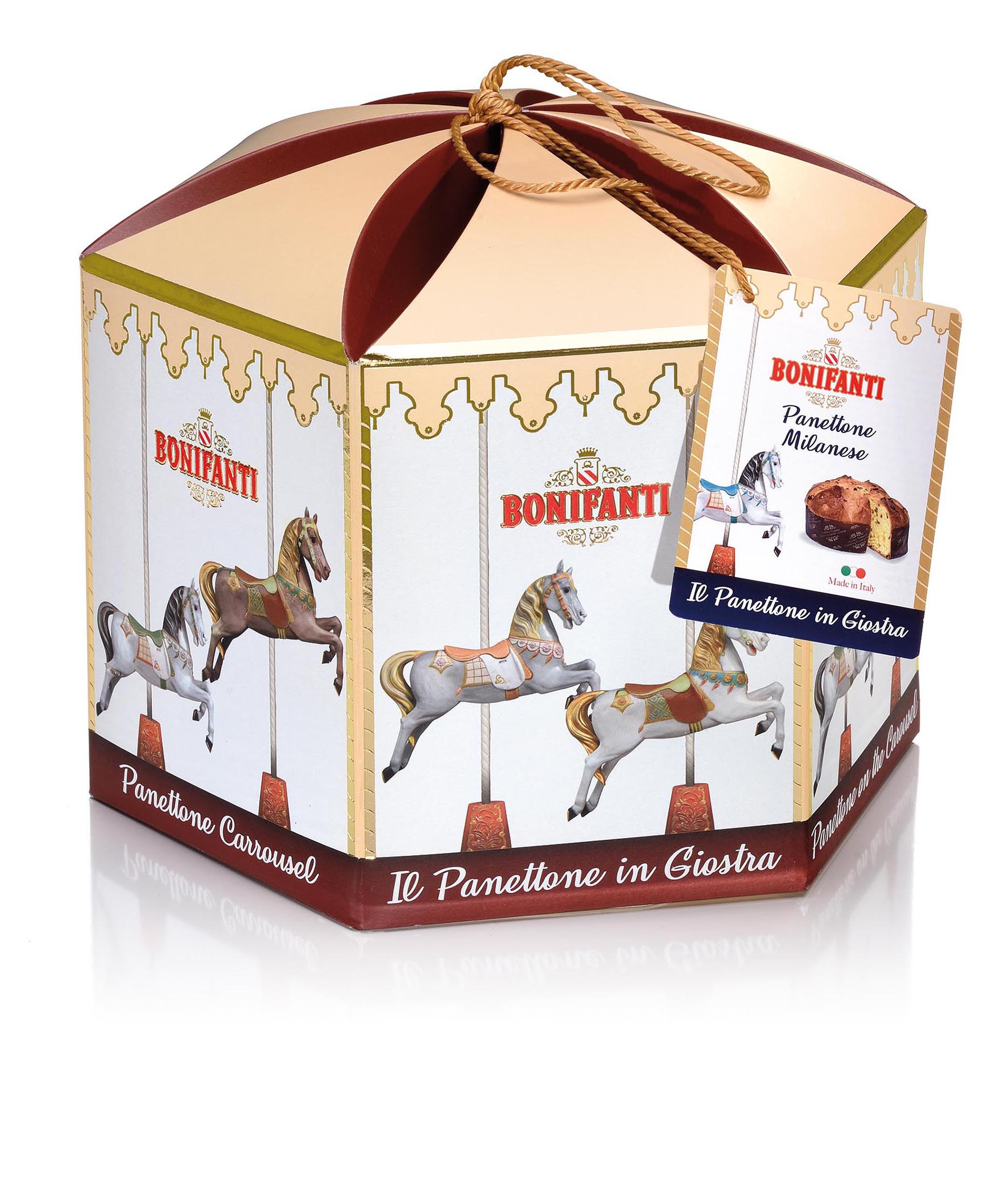 Cake BONIFANTI, PANETTONE MILANESE Basso, 1000 g